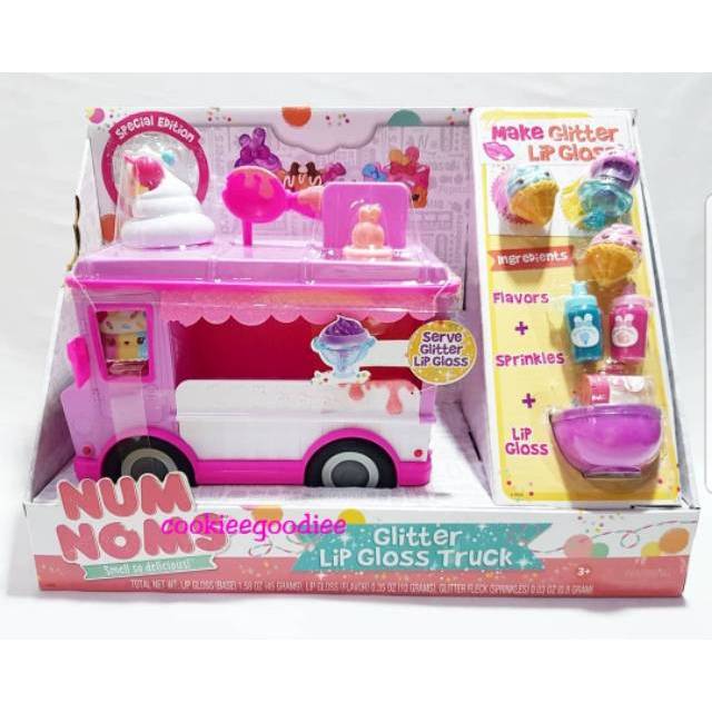 glitter lip gloss truck