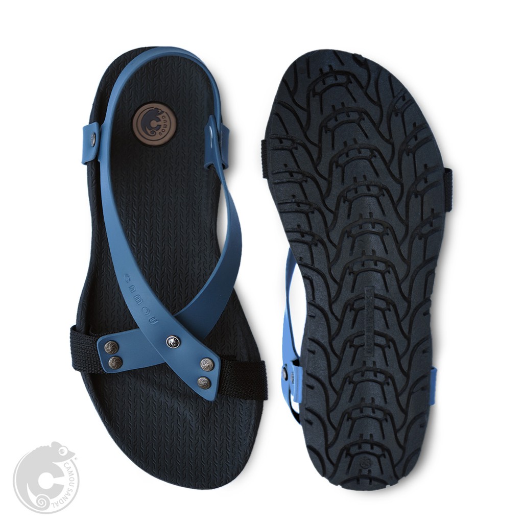 CAMOU - Borneo Blue - Sandal Gunung Sandal Tali Pria Anti Slip