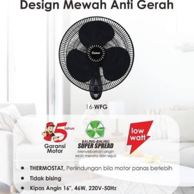 Kipas Angin Dinding Cosmos 16 WFG