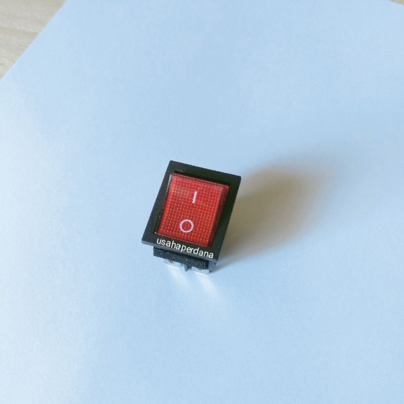 Tombol Power Besar/Saklar Rocker Switch 4 Pin Kotak Lampu 4 Kaki On Off Tanki Teng Semprot SPRAYER A