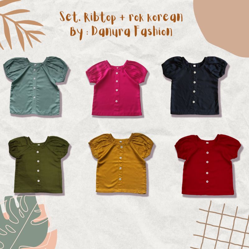 ATASAN BABY DOLL RAYON//ATASAN ANAK PEREMPUAN