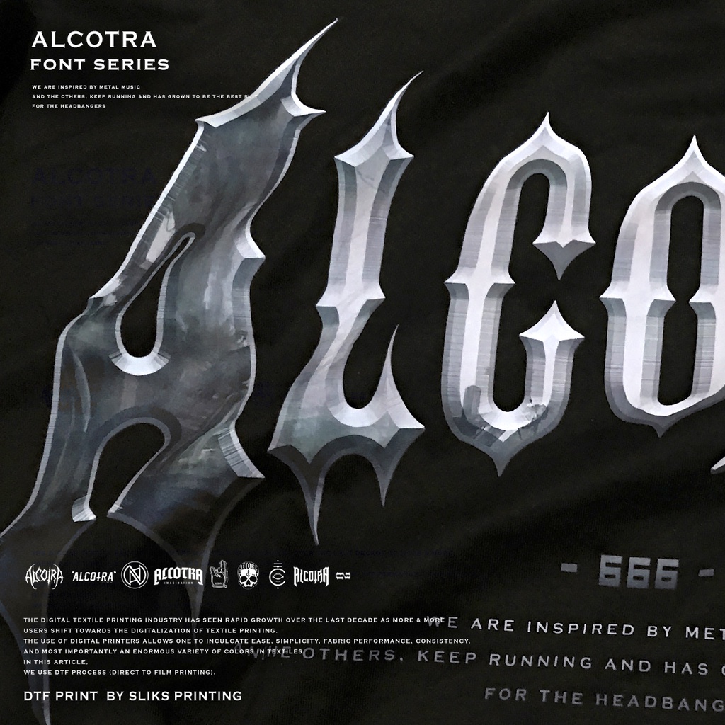 TS ALCO DARK // T-SHIRT ALCOTRA DARK FONT