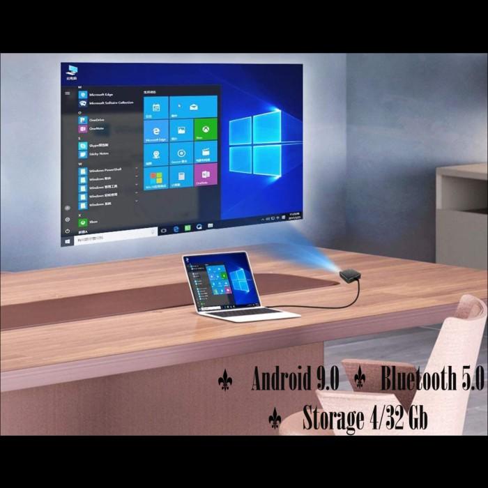 

Irled | 4K Mini Proyektor Portable 4/32Gb Android 9.0 Support 3D/Wifi/Bt 5.0
