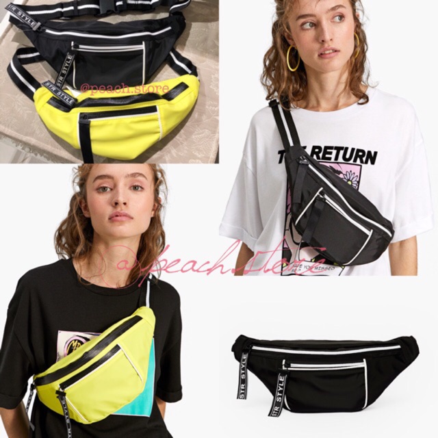Stradivarius Nylon Belt Bag / Bum Bag