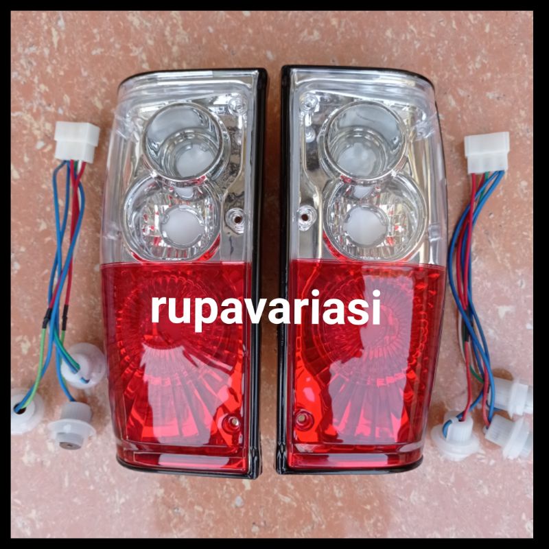 Lampu stop rem belakang TOYOTA KIJANG SUPER 1986 sampai 1991 model kristal