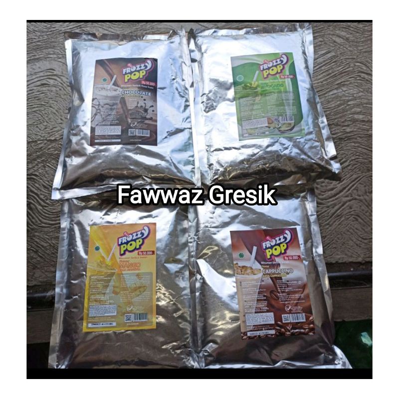 

Bubuk Minuman Serbuk Instant 500gr Frozzy Pop / Powder Drink Frozzy Pop Cokelat Mangga Cappucino Avocado 500 gr