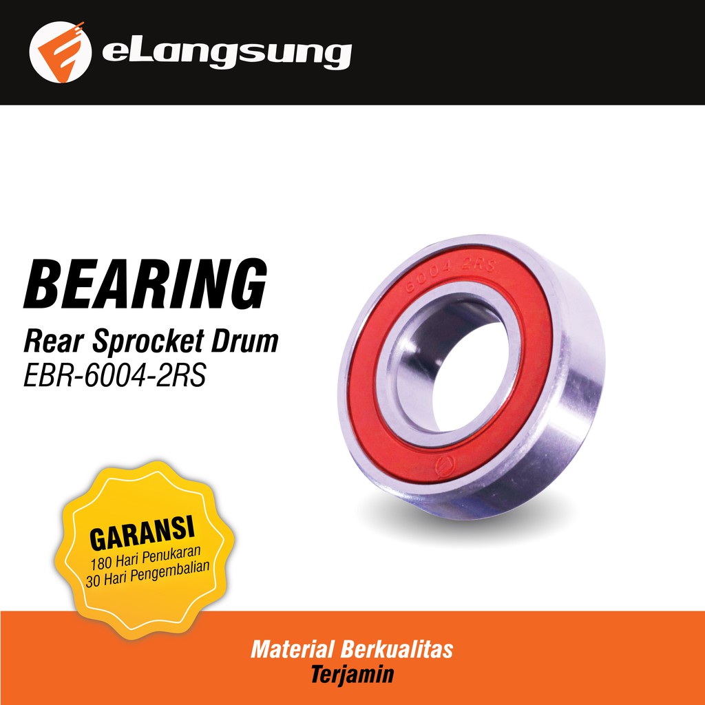 Bearing Wheel Rear Sprocket Drum 6004 BERGARANSI 180 Hari - eLangsung