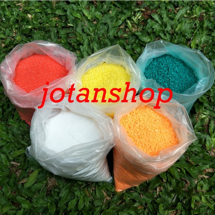 PASIR SILIKA SILICA WARNA IMPORT COSMETIC SAND AQUASCAPE AQUARIUM