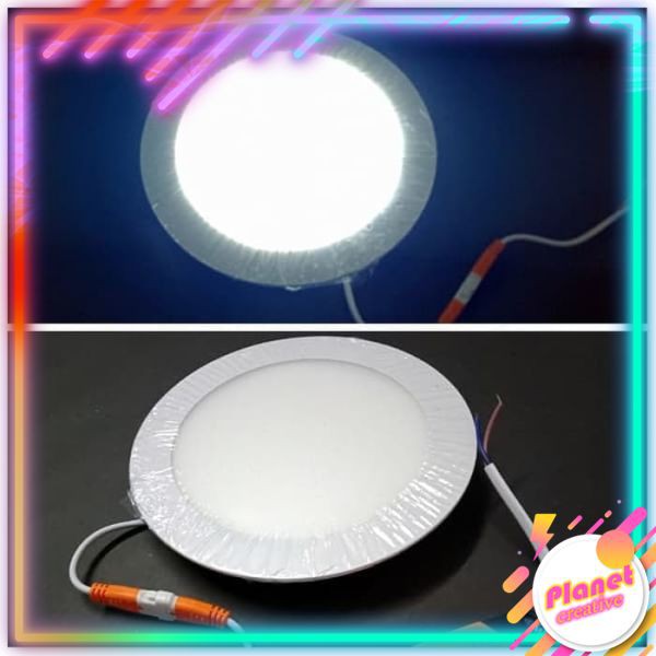 Lampu Panel Plafon Rumah LED Bulat Cahaya Putih