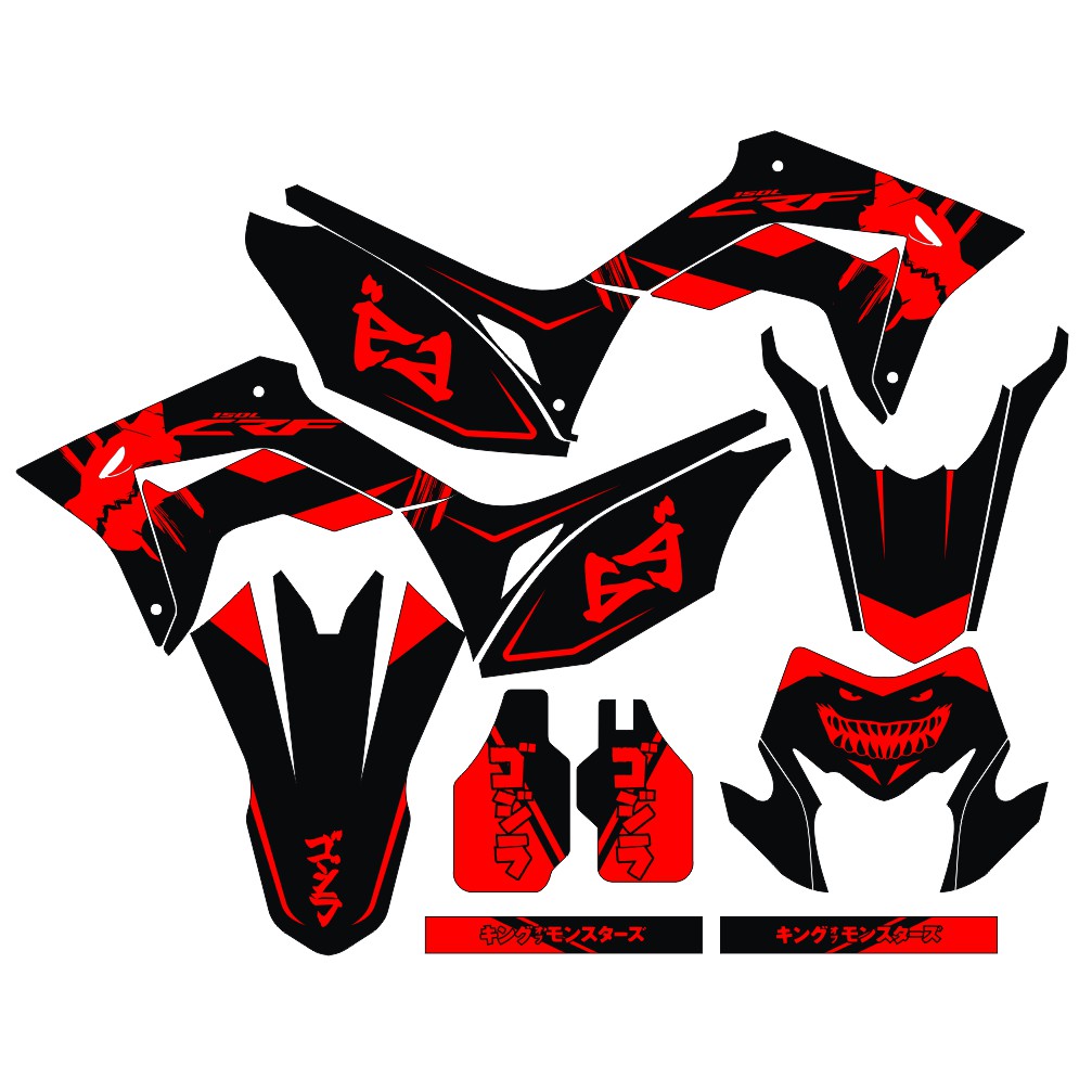 Sticker DECAL CRF 150 L Bisa Custom Stiker Honda CRF 150 L  (16)