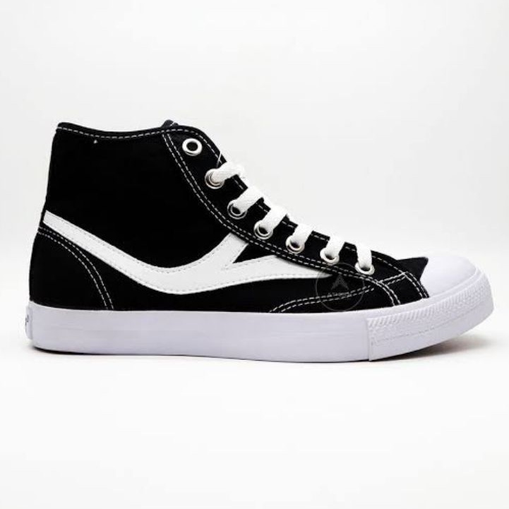 [HOT PROMO] SEPATU RUNNER 801 ORIGINAL TINGGI CASUAL HITAM PUTIH