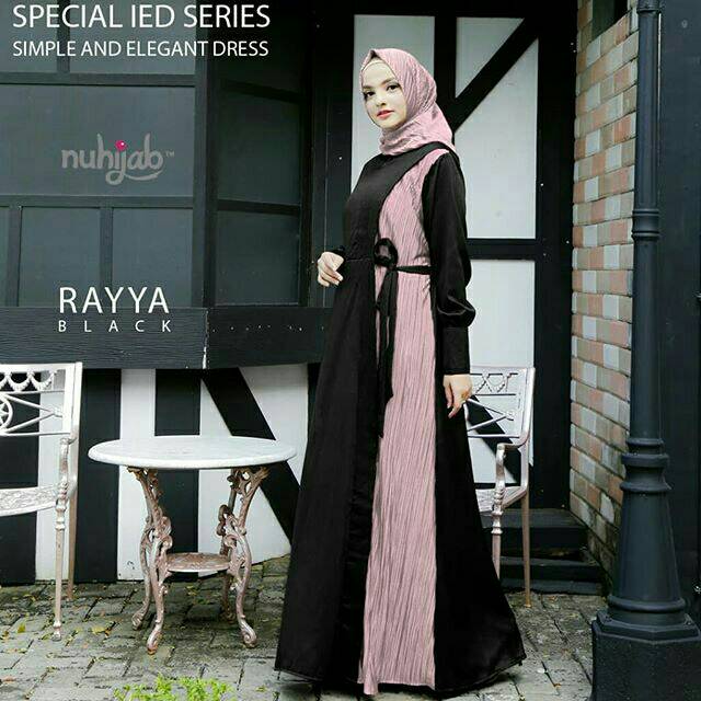 DRESS PESTA ELEGAN RAYYA DRESS BUSUI  BY NUHIJAB