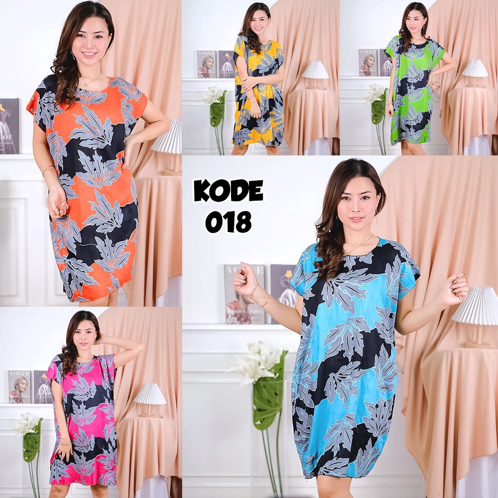 AFI - EC - Daster Midi RAYON BALI / Daster Ibu Murah TERKINI Daster BAHAN SEJUK / Busui / DASTER MIDI