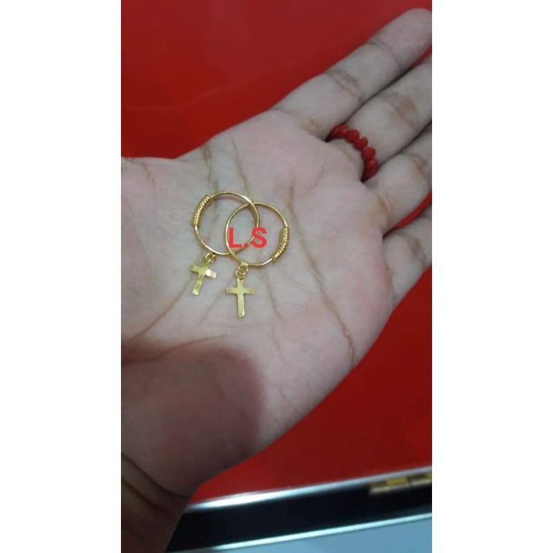 Anting Mas LM London 24k 99,9% Lumiana Siregar Emas Toba
