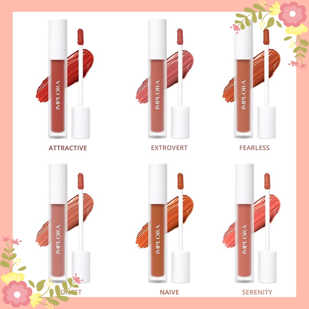 [BPOM] Lip Velvet Implora dengan Vitamin E / TOKRIMACOSMET