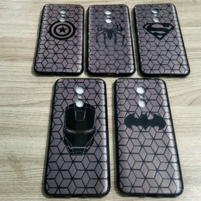 CASE  REDMI 5 PLUS MOTIF AVENGER BLACK SERIES 3D REDMI 5+