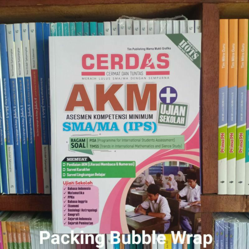 Buku Soal Cerdas Akm Ujian Sekolah Sma Ips Dilengkapi Kunci Jawaban Shopee Indonesia