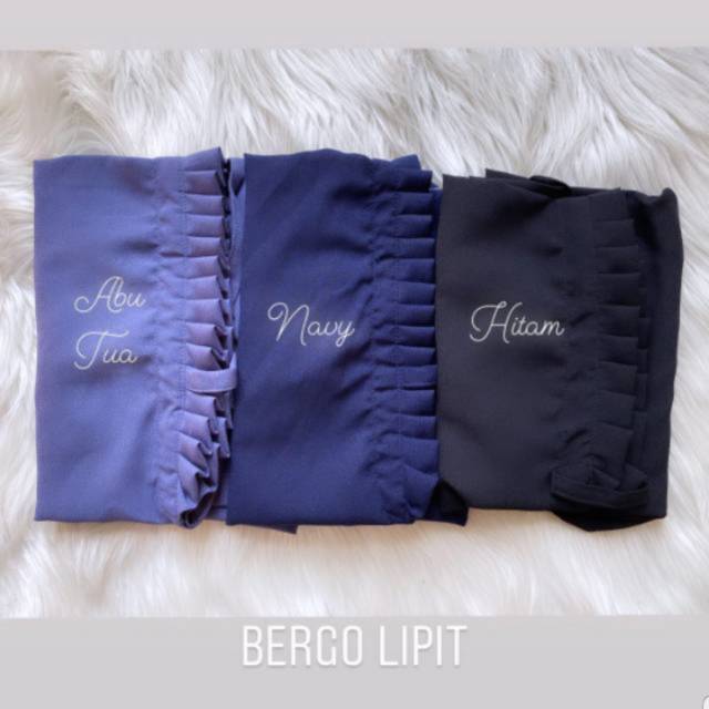 JILBAB BERGO MARYAM TALI LIPIT PREMIUM GROSIR SARAH LIPAT