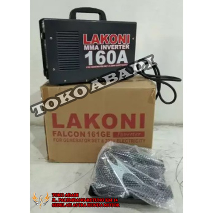PROMO MURAH  Mesin Las Lakoni Falcon 161GE / 160A Bisa Pakai Listrik Genset