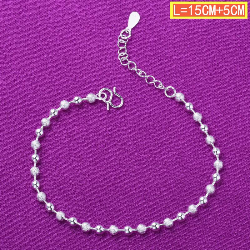 50 gaya 925 gelang perak asli, aksesoris perhiasan fashion Jepang dan Korea-29