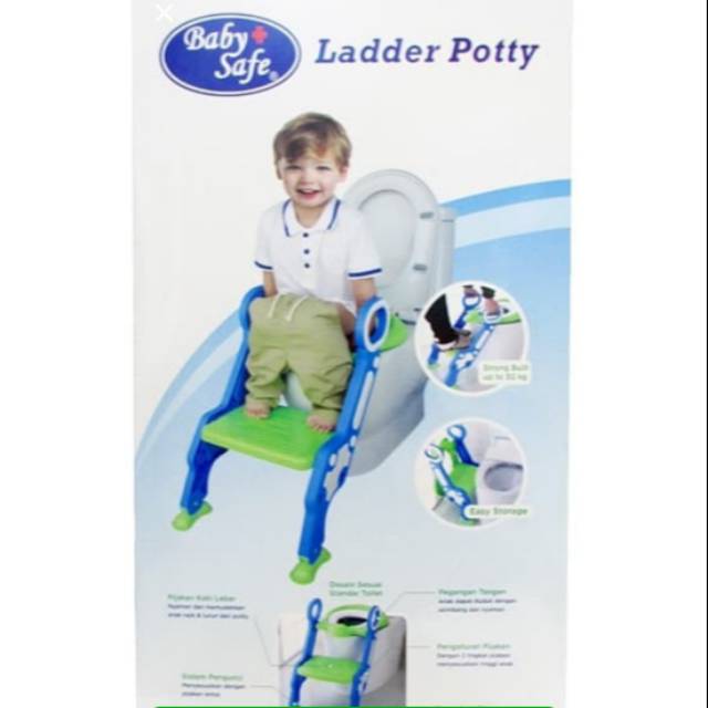 Ladder Step Potty Toilet Training Potty Trainer Babysafe Kandila Tangga Closet Anak