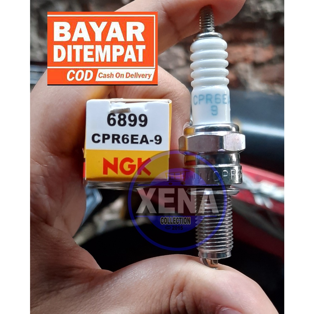 BUSI NGK CPR6EA-9 CPR6 Yamaha Jupiter MX Vixion Honda Supra X 125 / Busi NGK Spark Plug CPR6EA-9 - Busi Motor Yamaha NGK Busi motor Honda / busi beat / busi vario / busi scoopy / busi spacy / busi vixion