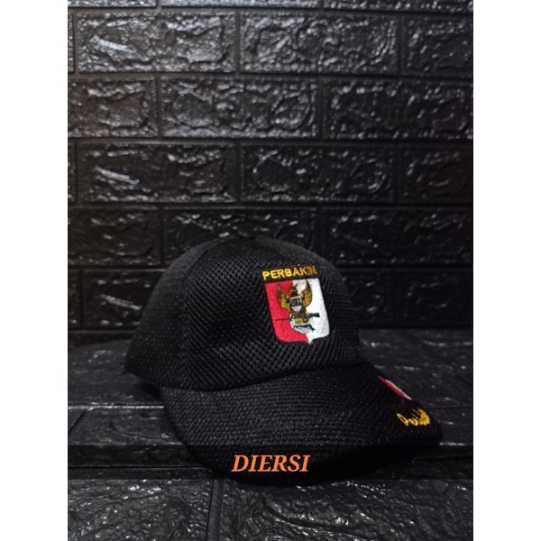 TOPI DOUBLE MESH BORDIR PERBAKIN/TOPI PERBAKIN BORDIR TERBARU 2021