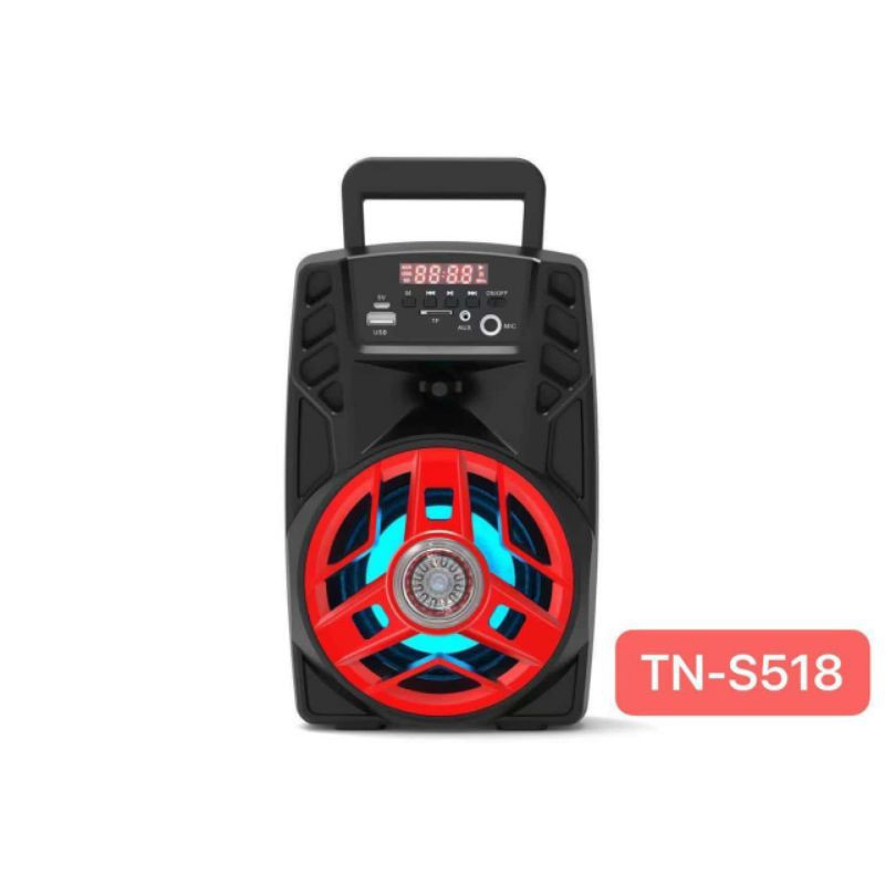 SPEAKER BLUETOOTH KARAOKE FREE MIC TNS518 S617 DAPAT