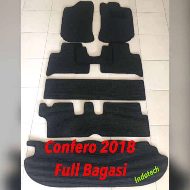 Karpet Mobil Wuling Confero Full Bagasi 2 Lapis