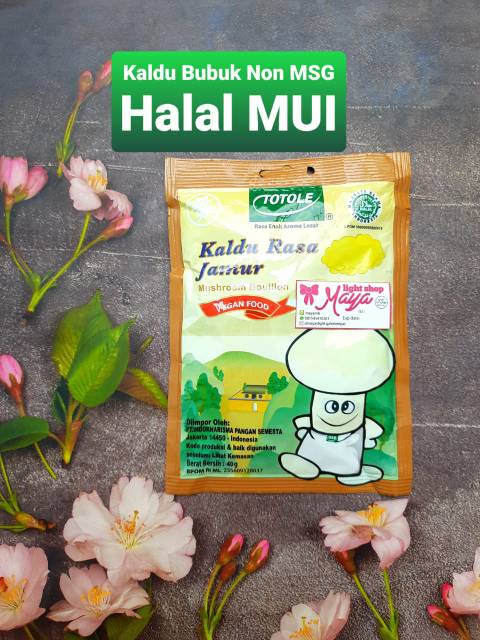 Totole jamur Kaldu Non MSG kalduku ayam dashi kaldu ikan halal bumbu penyedap mpasi vegan vegetarian miso soup