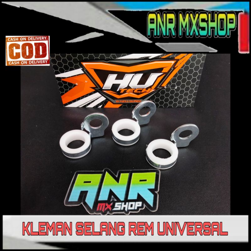 KLEMAN SELANG REM UNIVERSAL HUTECH - JEPITAN KABEL REM KLX CRF