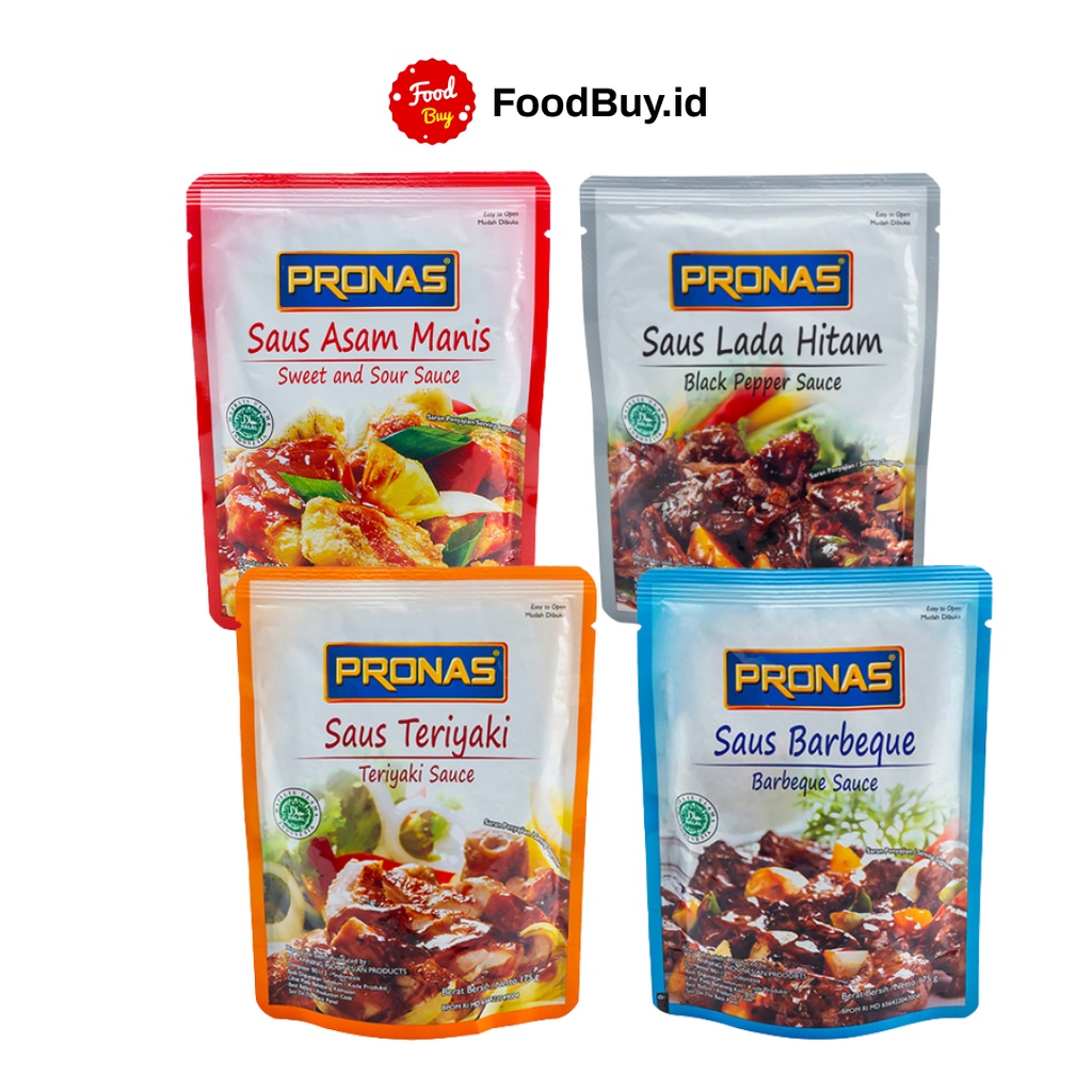 

Pronas Saus (Asam Manis / Lada Hitam / Teriyaki / Barbeque)