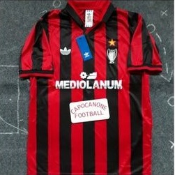 JERSEY AC MILAN 1990 1991 1992 90 91 92 MEDIOLANUM RETRO lawas home