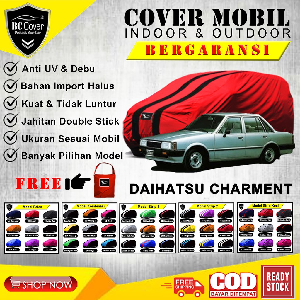 Cover Mobil Daihatsu Charment, Sarung Mobil Sedan Charment, Selimut Mantel Tutup Pelindung Outdoor