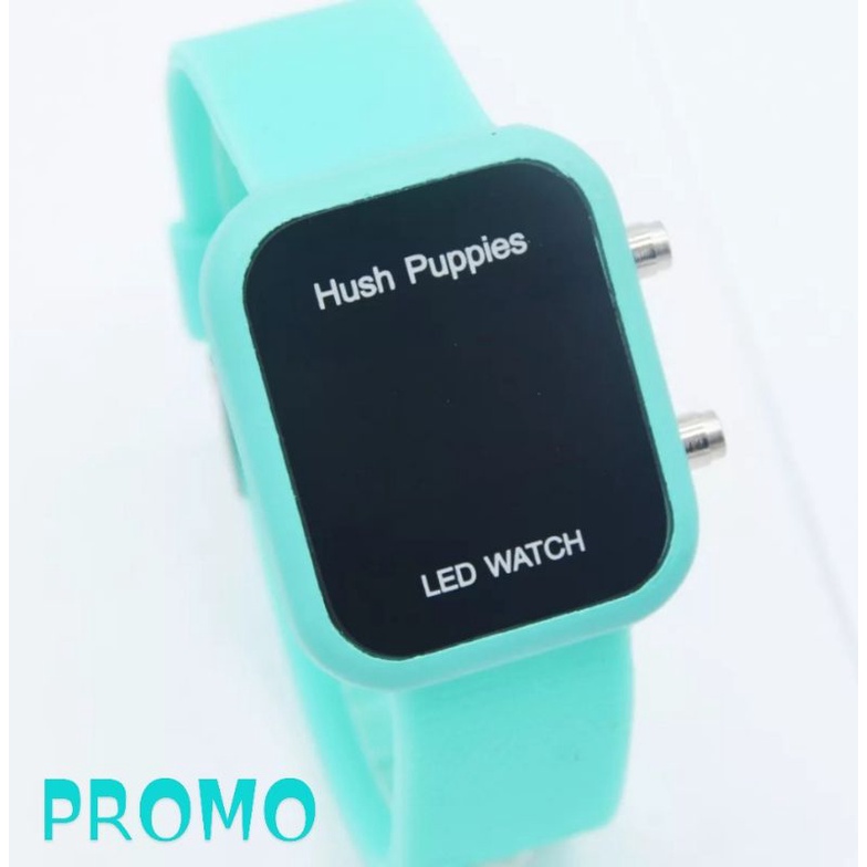 Jam Tangan Wanita Kecil | Jam Tangan Cewek LED Digital Touchscreen  Model Kotak Hush