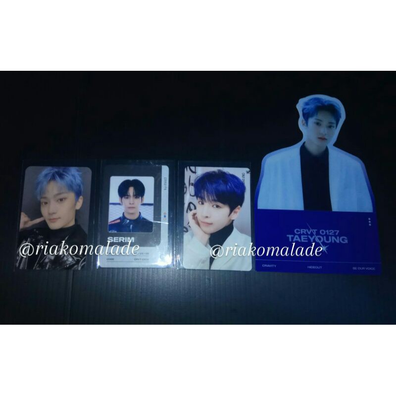 pc allen s3 v1 id card serim photo stand taeyoung cravity