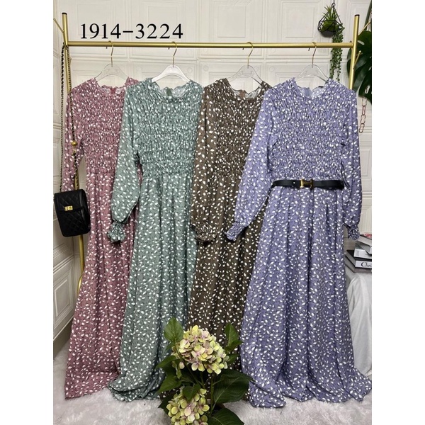 gamis smoke cocoyu shakila free belt