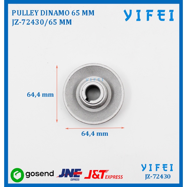 Pulley / Poli / Poly Dinamo Mesin Jahit 65MM YIFEI-72430/65MM