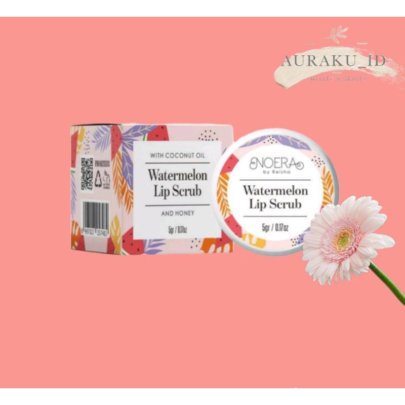 NOERA WATERMELON LIP SCRUB | SCRUB BIBIR NOERA
