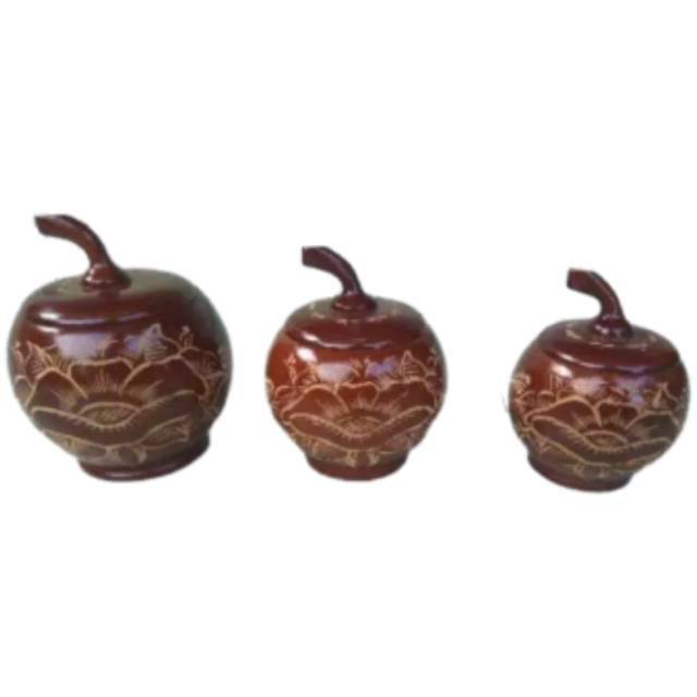 TERMURAH! TERLARIS 1 SET TOPLES CHERRY ISI 3 PCS - TEMPAT PENYIMPANAN MAKANAN - PAJANGAN DAN HIASAN