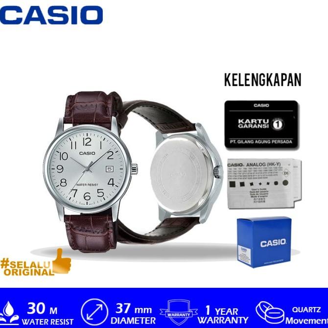 Casio General MTP-V002L-7B2 /MTPV002L7B2 /MTP-V002L Original Termurah