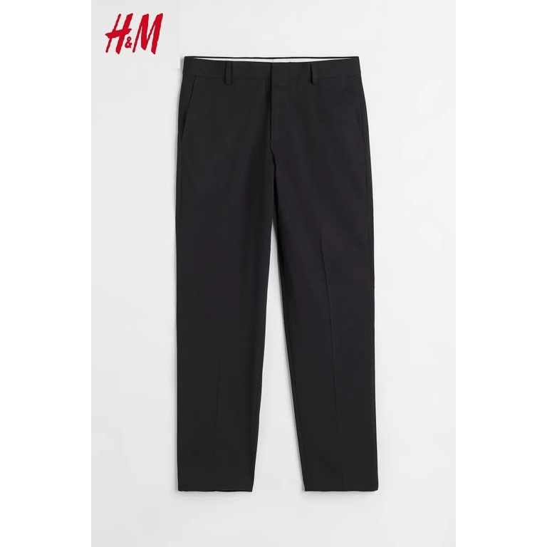 H&amp;M Celana Regular Fit Suit Pants Jas Kantor Formal Original