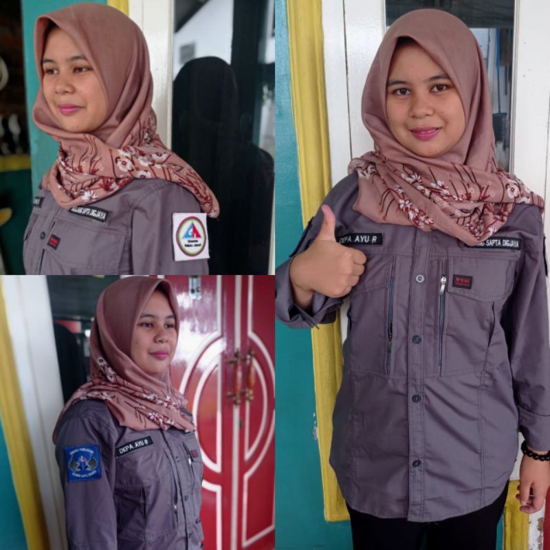 Kemeja tactical W-Tac Kemeja 511. bisa langsung pake nama bordir