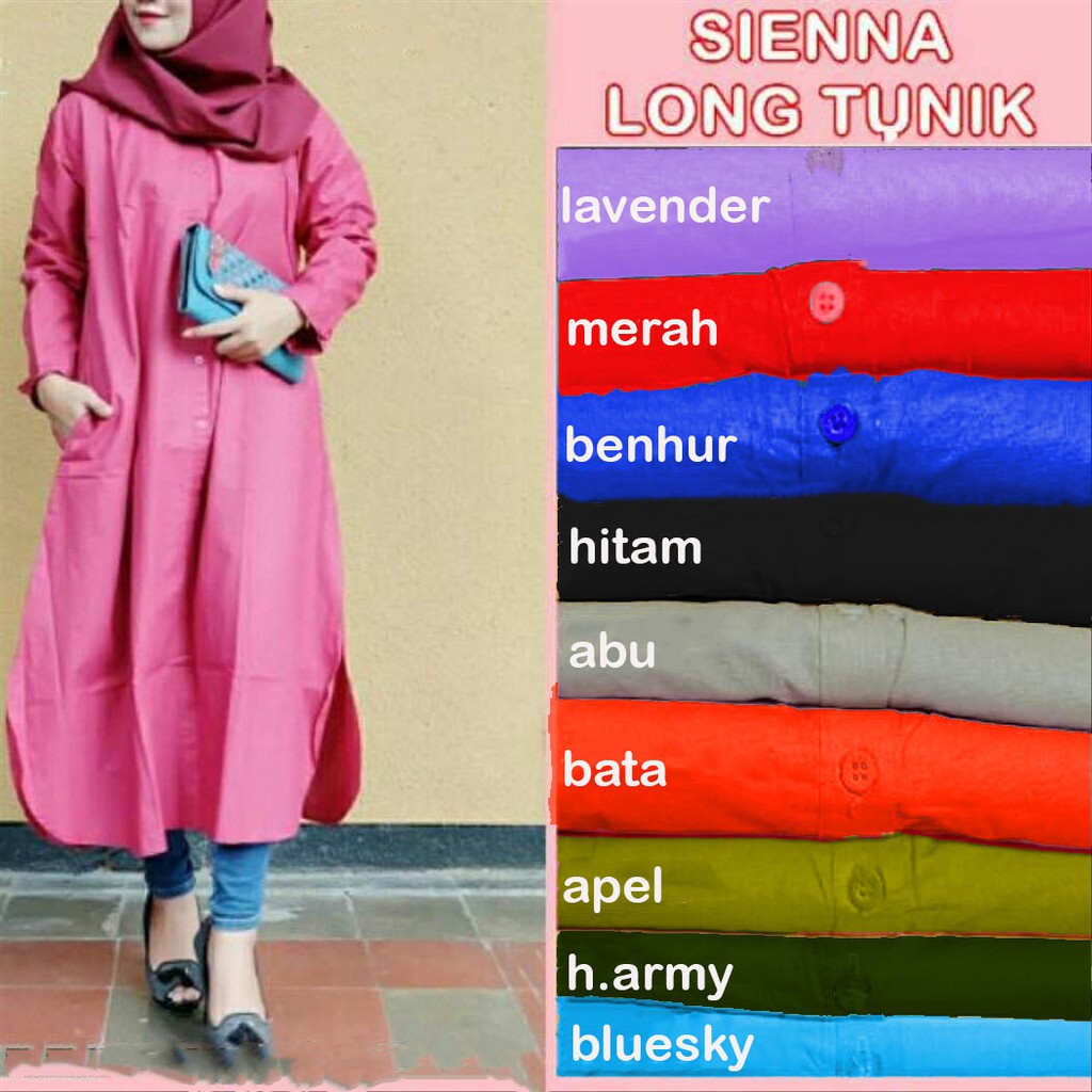 SIENNA TUNIK BLOUSE/ TUNIK SIENNA KATUN