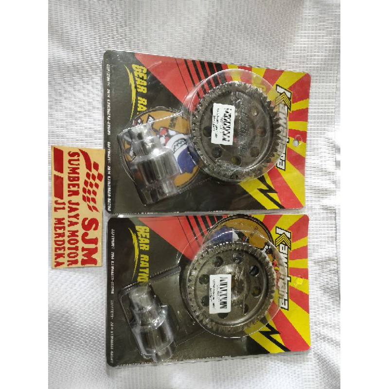 Rasio beat karbu dan Scoopy karbu Kawahara Racing gigi Rasio beat karbu Kawahara ukuran 14 45 14 44
