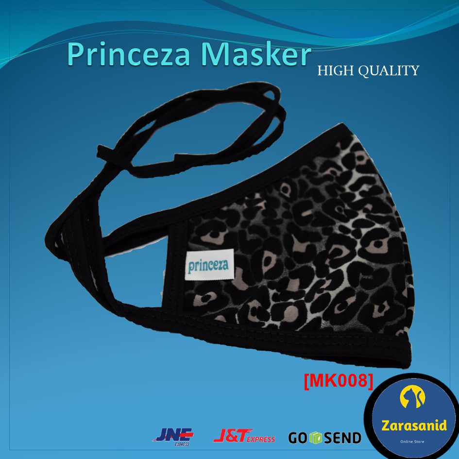 High Quality Masker Kain Katun Face Mask Cotton Princeza Tetap Cantik  dan Nyaman Walau Pakai Masker