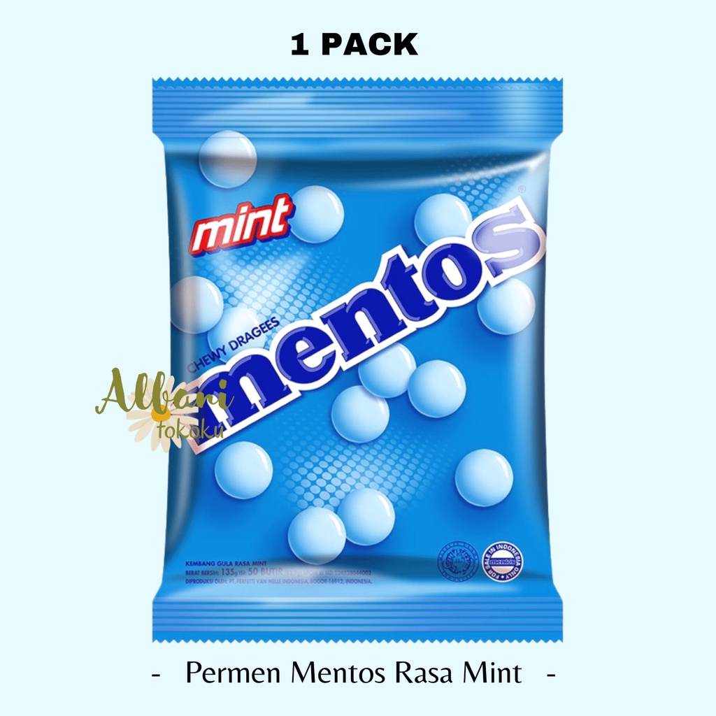 

Permen Mentos Mint 1 Pack Isi 50 Pcs - Permen Mentos - Permen Mint - TERMURAH