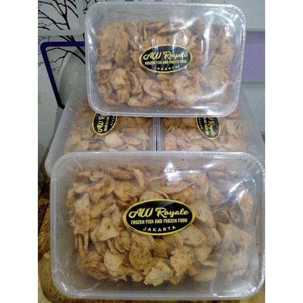 

Keripik otak-otak pedas 300gr