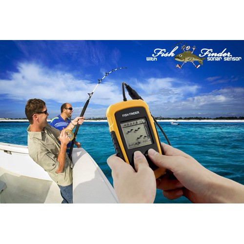 Alat Pelacak Ikan - Portable Fish Finder 2.0 inch Display - Sensor Ikan / Alat Penemu Ikan
