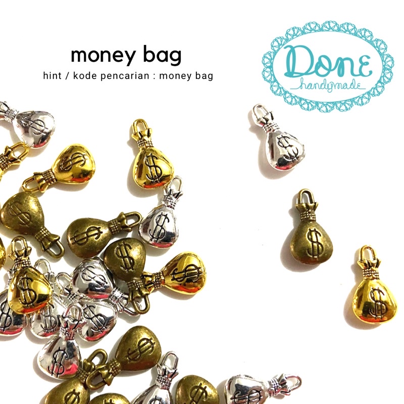 Money bag kantong uang lucky charm chinese new year aksesoris imlek